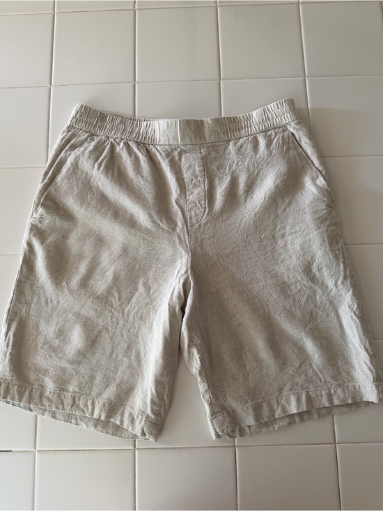 Zara Other - Zara Men’s Linen Blend Shorts | Size M | Natural Beige | Drawstring